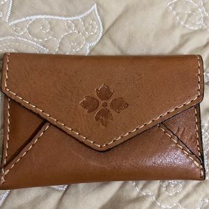 Business card holder. Genuine Leather